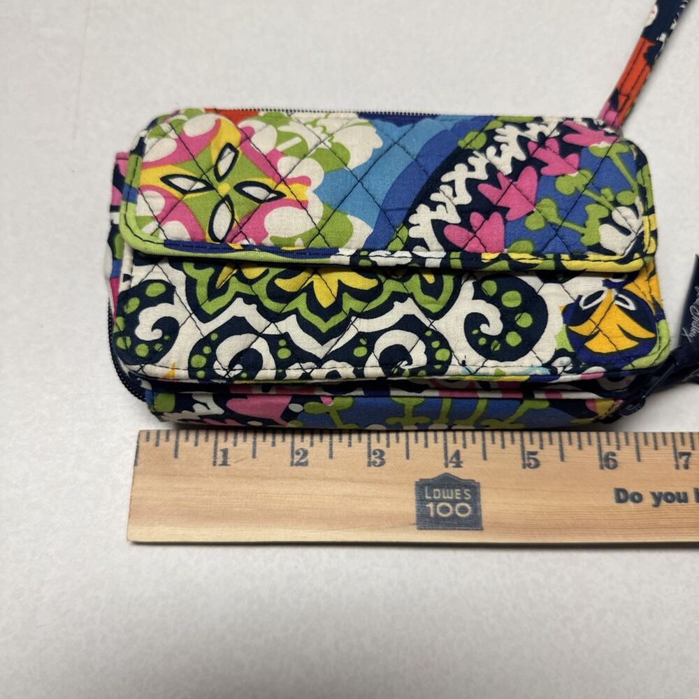 Vera Bradley Rio Multicolor Paisley Medallion All One Purse Wallet - Picture 7 of 9